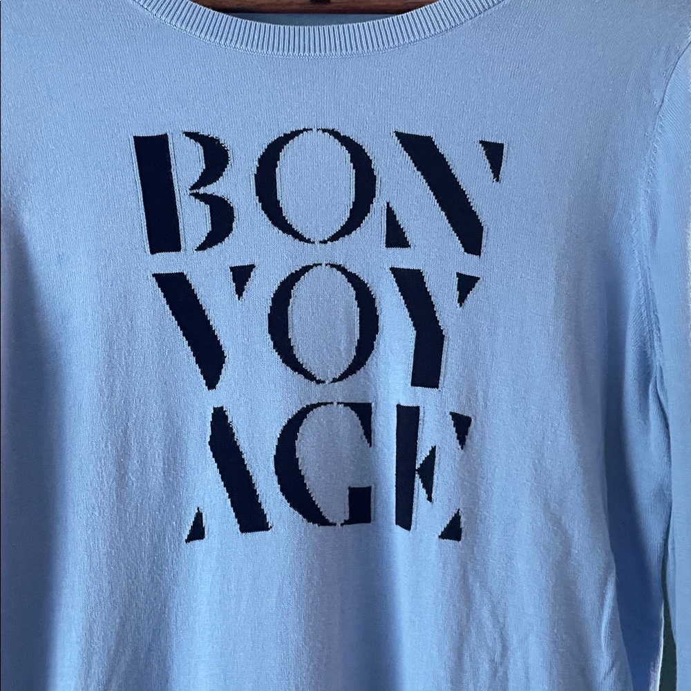 Talbots woman’s Light Blue Crewneck Sweater